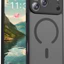 2 x Phone Case for iPhone 17 Pro Max, with Magsafe, Upgraded Full Camera Protection, Military-Grade Shockproof Protective, for Apple Phone Case for iPhone 17 Pro Max(6.9") Black