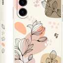 LEECG for Samsung Galaxy S25 FE Case, Slim Soft Non Slip Silicone for Samsung S25 FE Phone Cover 6.7 inch, Morandi Rice White