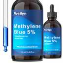 Methylene Blue Drops 5%, 99.99% Purity USP Pharmaceutical Grade Solution for Humans, No Formaldehyd, 4.06 OZ FL