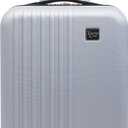 Travelers Club Cosmo Luggage, Silver-20, 20-Inch, 1-piece