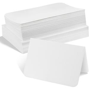Sabary 100 Pcs Blank Watercolor Cards with Envelopes Set 140lb/300 Gsm Cotton Watercolor Paper Cards Heavyweight White Greeting Card Postcard for Painting Invitations Note Birthday Wedding(4 x 6 Inch)