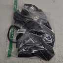 Outdoor Transparent Pvc Sling Bag Lightweight Chest Pack for Men Women for Cycling Hiking Travel and Daily Use Clear/Black