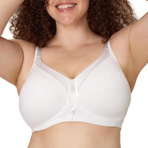 Playtex Women's Wireless Bra, 18 Hour Plus-Size T-Shirt Bras, Smoothing, Full Coverage, 4803, Single or 2-Pack (48DDD)