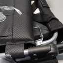 ALPHA CAMP Stadium Seat Chair for Bleachers with Back & Arm Rest (Black Grey-2pcs)