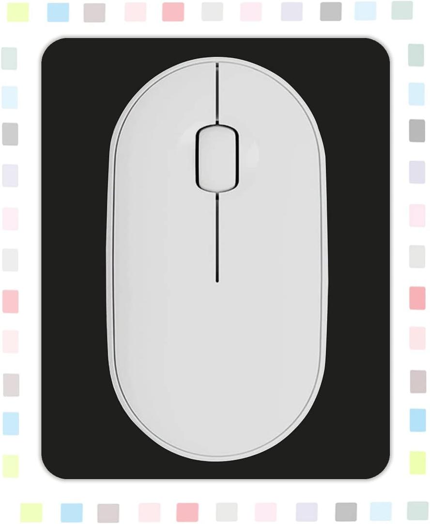 Small Rectangular Mouse pad Shop,only Takes up Mouse Space, Universal Mini Mouse pad Portable Waterproof, with Non-Slip Glue Base, Black 5X6 inches,, black, 5x6 small mouse pad