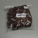 Tainehs Women's Strapless Bikini Sets Tube Top Bandeau Swimsuit Tie Back Mid Rise Two Piece Bathing Suits (Large, Deep Coffee)