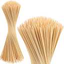 150 Pack Marshmallow Roasting Sticks, 30 Inch Smores Stick Extra Long for Fire Pit, 5mm Thick Bamboo Barbecue Skewers Outdoor for BBQ Kabob Grilling, Campfire, Hotdog, Plant Support