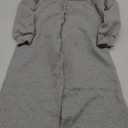 Caracilia Women's 2 Piece Outfits Sweatsuit Oversized Fleece Sweatshirt Wide Leg Pants Y2K Tracksuit Lounge Sets 2024 Fall Grey Small