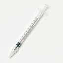 2 x 1mL Luer Lock Syringes Without Needle, Syringe for Liquid, Syringe for Science Labs, Feeding, Liquid Measurement, Pack of 12