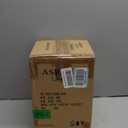 Aspen Creative 31304 Contemporary Drum (Cylinder) Shaped Spider Construction Lamp Shade in White with Circle Pattern, 8" wide (8" x 8" x 11")