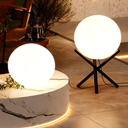 Lightdot Globe Floor Lamp, 12-Inch LED Ball Light 3000K with Tripod Base
Outdoor Floor Lamp 12-In 10W Corn Globe Floor Lamps with Stable Black Tripod Base for Patio Garden Living Room, Bedroom