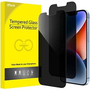 JETech Privacy Screen Protector for iPhone 16e 2025, iPhone 14 6.1-Inch, Anti Spy Tempered Glass Film,  1Pack