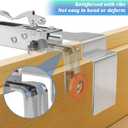 Drawer Front Installation Clamps Adjustable Drawer Fixing Clamp for Cabinet Installation Tools Drawer Front Fixing Clip, 2 Pack Efficient Drawer Face Panel Clamps