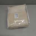 Boho Beige Shower Curtains for Bathroom Cotton Striped Shower Curtain with Tassel 72 X 72