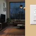 Honeywell Home RPLS740B ECONOswitch 7-Day Solar Programmable Switch, Lights and Motors, Indoor and Outdoor, Energy Saving, White