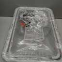 XL Enclosed Stainless Steel Litter Box with Lid,Covered,Light Gray