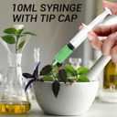 100 Pack 10ml Syringes with Cap, Luer Slip Tip, 10cc syringe Whole Pack Bulk Sterile Sealed, No Needle
