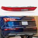 Left Inner Tail Light Replacement Compatible With Audi Q5 2018-2021, 80A945069A, Factory Style Rear Brake Lamp Assembly Driver Side, Clear & Red Lens with Bulb