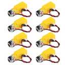 8pcs TT Motor Dual DC 3-6V Gearbox Motor 200RPM Ratio 1:48 Shaft Motor with 2.54mm Wire for Arduino DIY Smart Car Robot