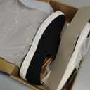 Amazon Essentials Men's Slip-on Sneakers (13, Black/White)