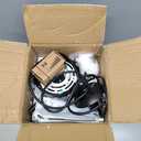 Bagood 6 Inch Globe Pendant Light Black Mid Century Pendant Light Clear Glass Pendant Lights Kitchen Island Mid Century Adjustable Hanging Farmhouse Pendant Lights Fixtures for Kitchen Island