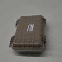 Eylar Tactical Hard Gun Case Water & Shock Proof With Foam TSA Approved 11.6 Inch 8.3 Inch 3.8 Inch (Tan)