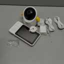 Baby Monitor with Camera and Audio WiFi/No WiFi: Baby Monitor WiFi Smartphone APP Control NightVision 4.3' Screen Smart Video Baby Monitor with Remote PTZ 2-Way Talk Motion & Cry Alert(Only 2.4G WiFi) (1 display + 1 Cam)