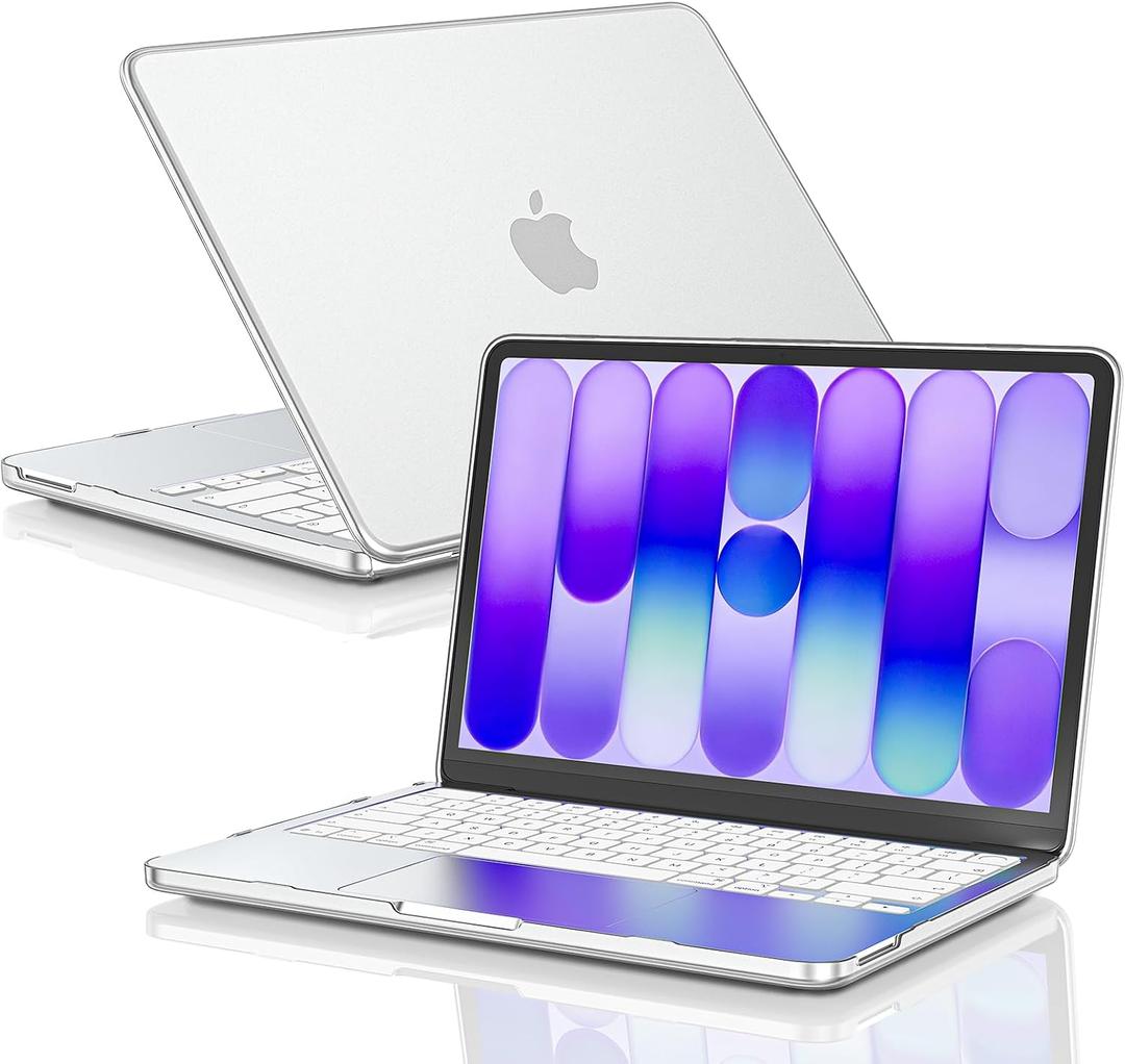 EooCoo for MacBook Neo Case 13 inch 2026 Model A3404, 100% Match Official Color, Anti-Fingerprint & Scratch Sturdy Protective Hard Shell Cover Laptop Accessories, Matte Clear