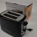 Toastmaster 2-Slice Cool Touch Toaster, black with stainless accent