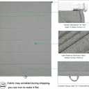 Changshade No Drill Roman Shades Cordless Blinds Blackout for Indoor Windows, Room Darkening Black Out Tension Rod No Hardware No Tools Inside Mount, Shade Size 30.5 Inches Wide 50 Inches High, Grey