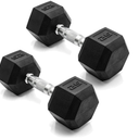CAP Barbell Coated Dumbbell Weight | 4 Pairs, (5 lb x 2, 15 lb x 2, 20 lb x 2, 25 lb x 2)