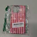 Magnetic for iPhone 11 Phone Case, Cute Striped Pattern Aesthetic Gloss Design, Stylish Shockproof Soft TPU and Hard PC 2-in-1 Protective Cover for iPhone 11, Red