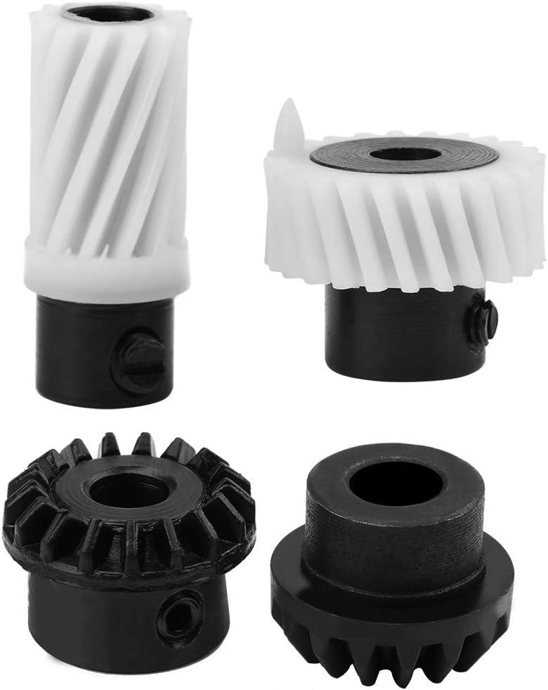 Singer Sew Machine Gear, 4Pcs Hook Drive Gear Set Sewing Machine Accessories for Singer, Large Feed Shaft Gear Long Feed Drive Gear Hook Drive Gear and Vertical Shaft Top Gear