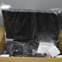 SAILUN 49Gal/195Qt Stackable Storage Bins Folding Collapsible Storage Bins with Lid, Closet Organizers and Storage Box with Door Black 22" W x 13" D x 38" H