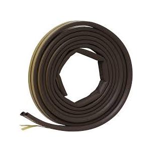Frost King P D-Section Rubber Self-Stick Weatherseal Tape, 5/16" W, 1/4" T, 17 ft L, Grey Frost King P D-Section Rubber Self-Stick Weatherseal Tape, 5/16" W, 1/4" T, 17 ft L, Grey