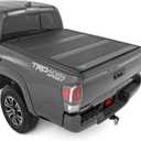 Rough Country Hard Tri-Fold Tonneau Cover for Toyota Tacoma (20162023) - Low-Profile Aluminum Truck Bed Cover, Fits 5' Bed (60.5")