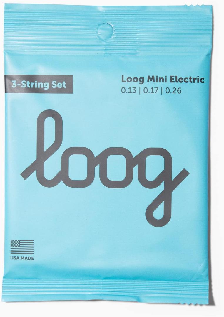 Loog Guitar Strings (Mini electric guitar) (Silver)