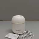 Portable Small Humidifier, WUTAER USB Personal Desktop Humidifier for Car, Office Room, Bedroom, Auto Shut-Off, 2 Mist Modes, Super Quiet(220ml, White)