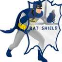 2 x Hallmark Keepsake Christmas Ornament, Batman The Classic TV Series Behind the Bat-Shield, Gifts for DC Comics Fans