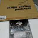 HNV 16"x12" Vanity Mirror with Lights, Hollywood Lighted Makeup Mirror with 10X Magnification, Smart Touch Control, 3 Color Dimmable LED, Square Frame Tabletop or Bathroom Dresser Mount (White)