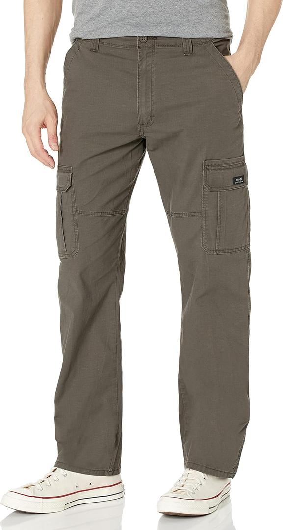 Relaxed Fit Stretch Cargo Pant, Olive Drab, 40W x 32L