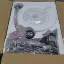 Floor Lamp for Living Room,72" Dimmable Torchiere Lamp with 2 Reading Lights for Bedroom, Black Tall Standing Room Lamp, 3 Bulbs Included