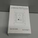 Wall Charger, Surge Protector, QINLIANF 5 Outlet Extender with 4 USB Charging Ports (4.8A Total) 3-Sided 1680J Power Strip Multi Plug Adapter Spaced for Home Travel Office (3U1C) (White)