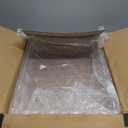 2 Pack 16 x 12 Acrylic Clear Serving Trays with Handles, Scalloped Acrylic Decorative Tray Organiser for Display Food Ottoman Coffee Tables Kitchen Countertop Bathroom Makeup