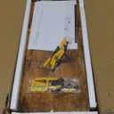 QEEIG Bathroom Floating Shelves for Wall - 15.7" Wall Mounted Shelf Over Toilet Farmhouse Home Decor Display Bookshelf Small 15.7 x 6.7 inch Set of 2, Rustic Brown (008-40BN)