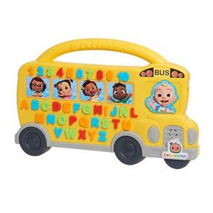 Just Play Cocomelon Learning Bus, Over 85 Learning Phrases, Counting, Alphabet, Music, Sounds, Yellow, Kids Toys for Ages 18 Month