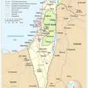 Israel And Occupied Territories Map Poster Canvas Wall Art Painting Bedroom Decoration For Home, Office, Classroom Unframe-style12x18inch(30x45cm)