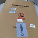 DAHAPYBOO Cork Board with Linen White,Bulletin Board 30"x20" Hanging Corkboards for Office Home School Message Board or Vision Board Decoration.