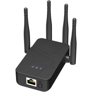 2026 WiFi Extender Signal Booster for Home, 15000sq.ft Wireless Internet Repeater, Long Range WiFi Booster and Signal Amplifier w/ Ethernet Port, WiFi Router Extender Support 99% Devices, 1-Tap Setup