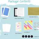 Paw Print Kit for Dogs Cats,Inkless Baby Hand and Footprint Kit, Dog Nose Print Kit,Clean Touch Ink Pad Kit,No Mess Newborn Baby Footprint Kit, Pet Paw Print Kit for Family Keepsake (Medium (Pack of 2), Blue)